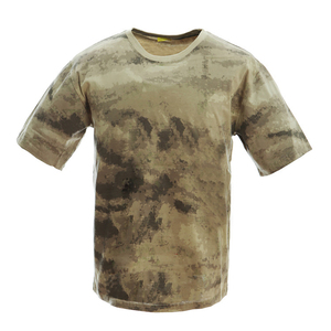 Camiseta Táctica de Camuflaje <span class=keywords><strong>Cema</strong></span> de China con Cuello Redondo de Algodón de Secado Rápido - Product Image 2