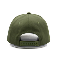 Casquette de baseball vierge en coton à 5 panneaux, verte, avec broderie personnalisée de badge de chevalier vintage, pour la broderie