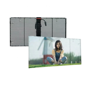 P3.91 IP65 HD haute transparence extérieure intérieur flexible écran LED écran personnalisé film de verre vidéo mur écran fabricant - Product Image 5