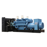 Gruppo elettrogeno diesel trifase 1250KVA 910KW prezzo con gruppo elettrogeno motore MTU