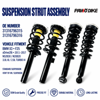 Amortisseurs de suspension avant et arrière pour véhicule, références OE 31316796316 et 31316796315, pour BMW X3 F25 2009-2017, stock d'atelier