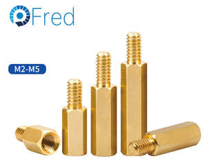 Custom Made M3 M6 M8 Male Aluminum Stainless Steel or Brass <b>Screws</b> Hexagon or Hex Head Standoff for PCB - Product Image 5