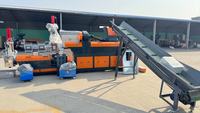 Machine de granulation et de pelletisation de plastique recyclé PP PE HDPE LDPE LLDPE, moteur de recyclage des déchets, directement de l'usine chinoise