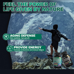 Combo de capsules de Shilajit et d'algues marines à étiquette privée OEM, extrait pur de l'Himalaya, lot avec algues marines irlandaises - Product Image 5