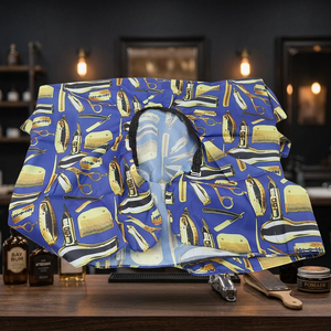 Blue Kingdom <b>Waterproof</b> Sublimation Printed Unisex <b>Work</b> Fashion Polyester Cape - Product Image 2