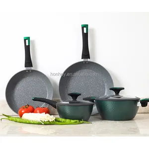 सस्ते गैर छड़ी cookware सेट बरतन धातु 13pcs cookware सेट खाना पकाने के बर्तन सेट