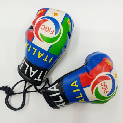 Combo Mini Bandera Y Guantes De Boxeo De México: Decora Tu Coche U Oficina Con Orgullo