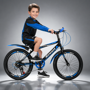 Vélo de montagne pour jeunes 18 20 22 24 26 pouces pour garçons, filles, adultes, sports de plein air, vélo de banlieue, 6 vitesses, double frein, garde-boue, VTT - Product Image 4