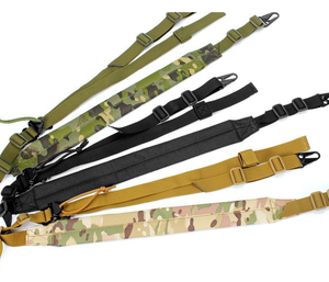 Sangle de fusil en nylon DF MK2, sangle tactique multifonctionnelle, sangle d'épaule modulaire réglable avec rembourrage et clip - Product Image 2