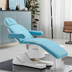Muebles de Salón de Belleza Coloridos y Lujosos, Cama Eléctrica de Belleza con Función de Masaje Ajustable, <span class=keywords><strong>Silla</strong></span> de Belleza Favorita de las Esteticistas para Tratamientos de Pies - Product Image 1