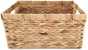 Wäschesortierer für Badezimmer Bananenblätter-Korb Kinder-Aufbewahrungskorb Weidengrün Vorrätiger Aufbewahrungszubehör Grauer Rattan-Korb - Product Image 3