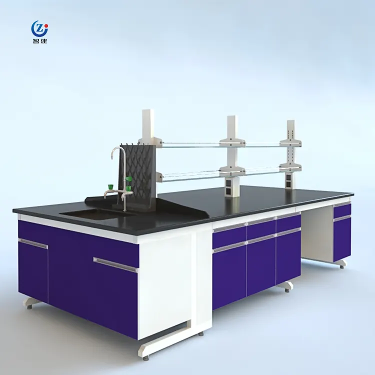Yüksek kaliteli kimya laboratuvar mobilyası laboratuvar çalışma masası özelleştirilmiş
