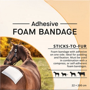 Curativo Adesivo Reutilizável de Espuma para Feridas de Animais para Cavalos e Cães, Sem Látex, Curativo Veterinário Ajustável - Product Image 5