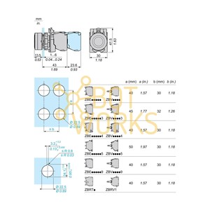Schneider Electric XB5AW35M5C0 - Nuovo - Product Image 1