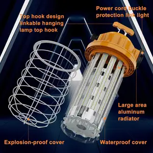 Led geçici ışık 80w 100w 120w150w cob led çalışma ışığı şarj edilebilir çalışma lambası ip65 su geçirmez yüksek performans