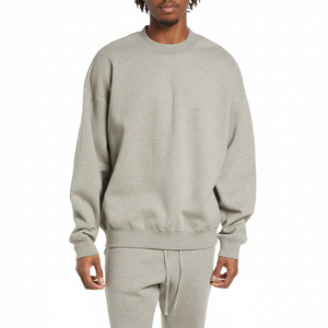 100% coton brodé pull sweat pour hommes solide motif hiver polaire doublure sweat à capuche et sweats - Product Image 1