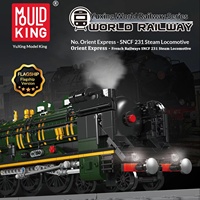 Seri Kereta Api 12001-12051 Mainan Blok Bangunan Model Kereta Edukatif Plastik ABS - Tema Transportasi