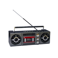 MLK-8636 Radio clásica AM/FM/SW al por mayor con conector para teléfono, grabadora de casete y USB