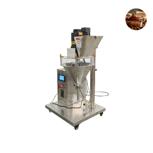 Food Grade Powder Packing Sealing Machine Semi Automatic Chilli Powder Filler Auger Auger Screw Powder Filler - Product Image 1