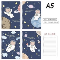 Offre Spéciale Nouveau Style Bloc-notes en papier à reliure spirale avec couverture en PVC à feuilles mobiles pour étudiantes, Fourniture directe usine