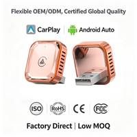 Adaptateur CarPlay sans fil 2 en 1 pour voiture, convertisseur CarPlay sans fil Android Auto, plug and play, récepteur
