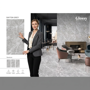 Azulejos de porcelana mate comercial de 600x1200mm, 60x120cm, azulejo Norte, piso de porcelana, colección de venta, uso Interior, estilo de pared 2x4 - Product Image 3