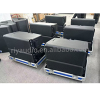 Sistema de Sonido para Exteriores HDL30A HDL38AS con Arreglo de Altavoces Dobles de 10 Pulgadas y Subwoofer Único de 18 Pulgadas, Módulo Amplificador de 500W y Panel de Aluminio