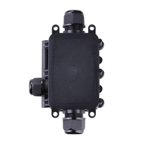 Boîte de jonction électrique murale extérieure Weichat M2068S 4 voies IP68 40A 450V PA66 -40~105 82x75x42mm