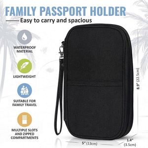 Free Sample RFID Blocking Travel Document <b>Holder</b> <b>Passport</b> <b>Wallet</b> - Product Image 5
