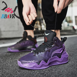 Chaussures de basket décontractées en gros, haute qualité, tailles 36 à 45, en caoutchouc, maille et cuir synthétique, logo personnalisable, 1 paire - Product Image 4