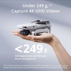 95% New D JI <b>Mini</b> 4K RC <b>Drone</b> Lightweight 249g Plastic 10KM 4K <b>Camera</b> Beginner Friendly - Product Image 2