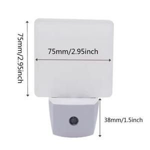 Base de Lámpara Nocturna LED 3D Personalizada con Enchufe Cuadrado de Acrílico, Lámpara Nocturna con Sensor para Cocina Interior - Product Image 4