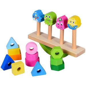 Premium costo efficace <span class=keywords><strong>TETRIA</strong></span> blocco di legno impilamento equilibrio PILAR BALANCE board gioco ottimo prezzo - Product Image 1