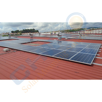 Kit de fixation intermédiaire et d'extrémité pour panneaux solaires, profilés en aluminium, système de fixation de panneaux solaires sur toit