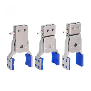 JD Pneumatic <b>Robot</b> Clamp <b>Mini</b> GR04.100J1080 Fixture Wide Opening Flexible Silicone Pad for Injection Molding Manipulator Gripper - Product Image 1