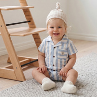 Sombrero de Sol de Verano para Bebés, Personalizado con Logotipo Bordado, de Algodón Orgánico y Spandex, Protección UV, Transpirable, Tipo Bucket
