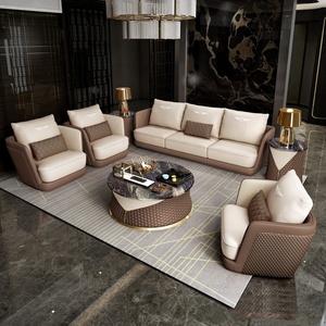 Foshan nuovi buoni mobili Post-moderno italiano di lusso completo Set Design europeo semplice divano combinazione soggiorno parco all'aperto - Product Image 3