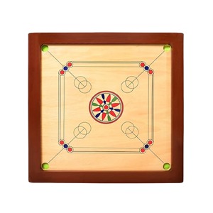 Ensemble de table de jeu de carrom en bois imperméable de grande qualité, professionnel, international, OEM ODM, pour jeux de société - Product Image 1