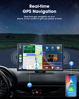 Autoradio sans fil 9 pouces avec écran Carplay et Android Auto, caméra de recul, navigation GPS, Android Auto