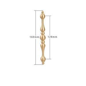 Luxury Scandinavian Style Solid Brass Pulls Handles Gold Cabinet Drawer Wardrobe <strong>Doors</strong> Handles <strong>Knobs</strong> - Product Image 6