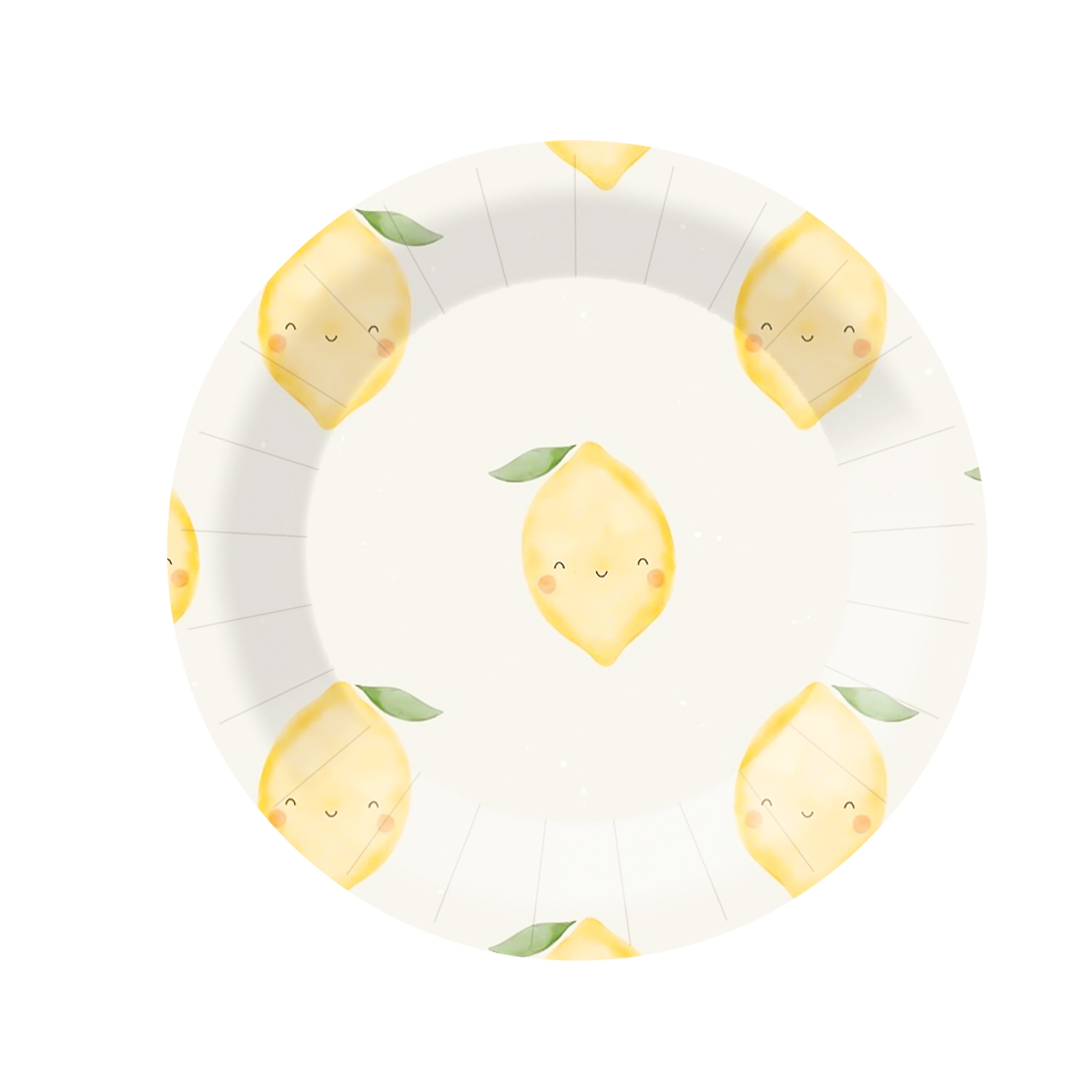 Plato de papel de 9 pulgadas * 8 unidades