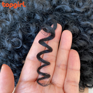Perruque synthétique bouclée africaine de 14 pouces résistante à la chaleur avec <span class=keywords><strong>frange</strong></span>, perruque courte naturelle sans colle pour cosplay, perruques afro bouclées pour femmes noires - Product Image 6