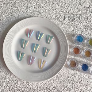 Esmalte de uñas camaleón semitransparente serie MS Glitter Moonstone Fairy Aurora en polvo producto químico diario - Product Image 3