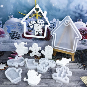 Moule en silicone pour résine fait main, style DIY, ornements décoratifs et outils pour gâteaux, pour la fabrication de résine, moule en plâtre - Product Image 4