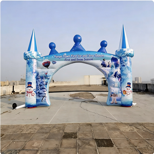 Globo <span class=keywords><strong>de</strong></span> Nieve Publicitario Moderno con Arco, Impresión UV, Impermeable, Bomba <span class=keywords><strong>de</strong></span> Aire Eléctrica, para Fiestas Comerciales, Exposiciones, Publicidad Exterior - Product Image 5