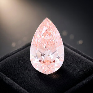 Diamant rose fantaisie de taille poire cultivé en laboratoire, certifié IGI, 6,04 carats, pour la fabrication de bijoux - Product Image 3