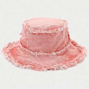 Nuevo Sombrero de Pescador Retro Unisex de Ala Ancha con Doble Borde, Estilo Hip-Hop, de Color Liso, con Borde de Lana, para Pesca, Ciclismo y Protección Solar - Product Image 5