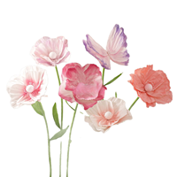 Fleurs en papier artificielles géantes faites à la main pour la décoration de mariage et de la fête des mères - Style moderne