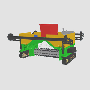 Fertilizante orgánico de estiércol de vaca de alta temperatura Equipo de laminación de película de compostaje sobre orugas - Product Image 6