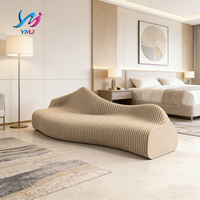 Banc en bois moderne et écologique, durable pour l'extérieur, chaise d'attente pour patio public, hôpital, école, salon, hôtel, bureau, jardin de luxe